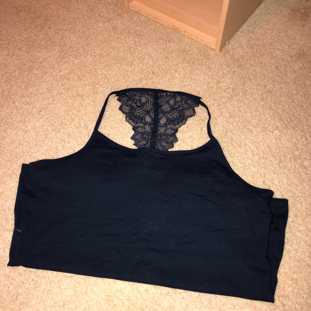 Blue Razorback tank top